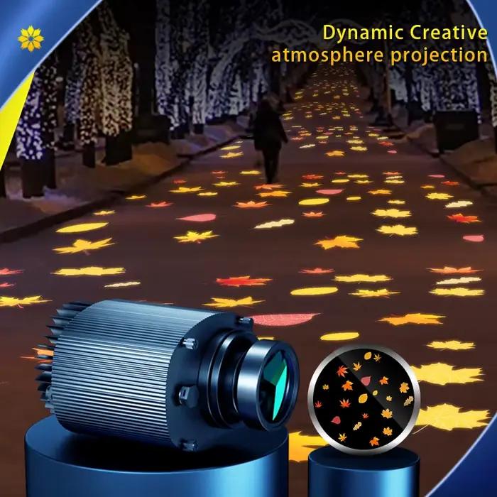 Lampe de projecteur dynamique avec Logo publicitaire extérieur, projecteur à effet spécial, motif personnalisé, étanche au sol pour tête de porte de parc