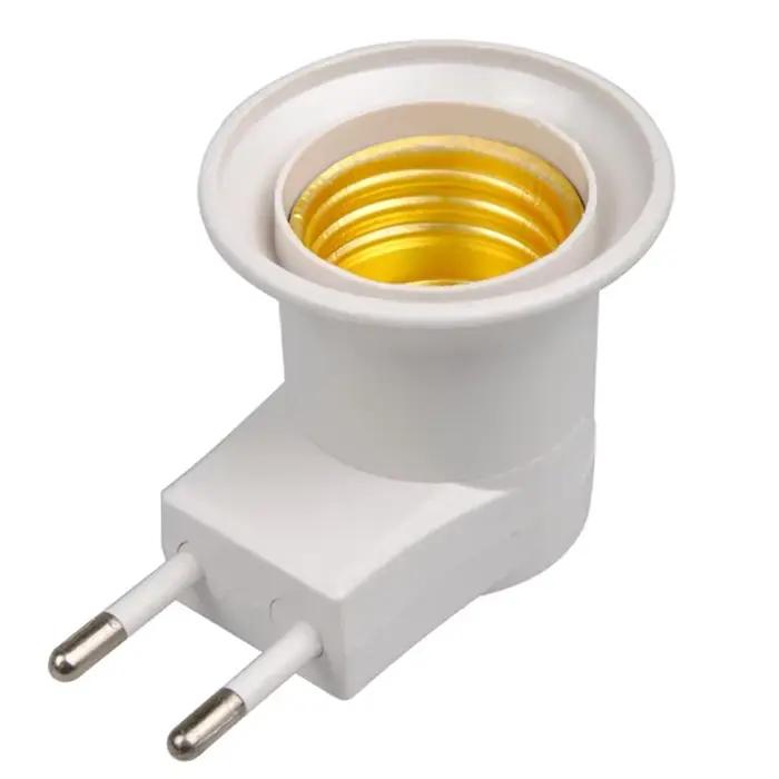 Base de lampe E27 avec prise EU, interrupteur marche/arrêt, pour nuits apaisées et ambiances douces