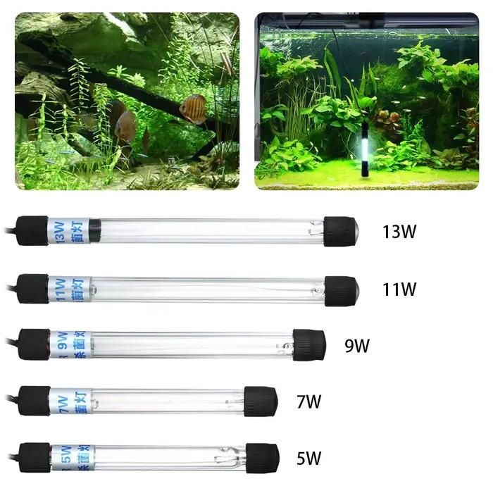 Nouvelle lampe UV submersible étanche 110V/220V pour aquarium et bassin, stérilisateur UV