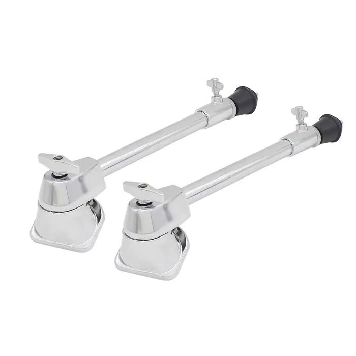 Bass Drum Legs 1 Pair Bottom Bass Drum Support Leg Anti-skid Precussion Instrument Durable Parts Parts Music Tools Bracket Leg
