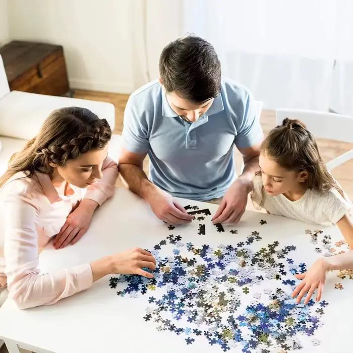 Puzzles de paysages 500/1000/1200/2000 pièces, jeux d'activités familiales pour salle de jeux, chambre à coucher, cadeaux, décoration intérieure