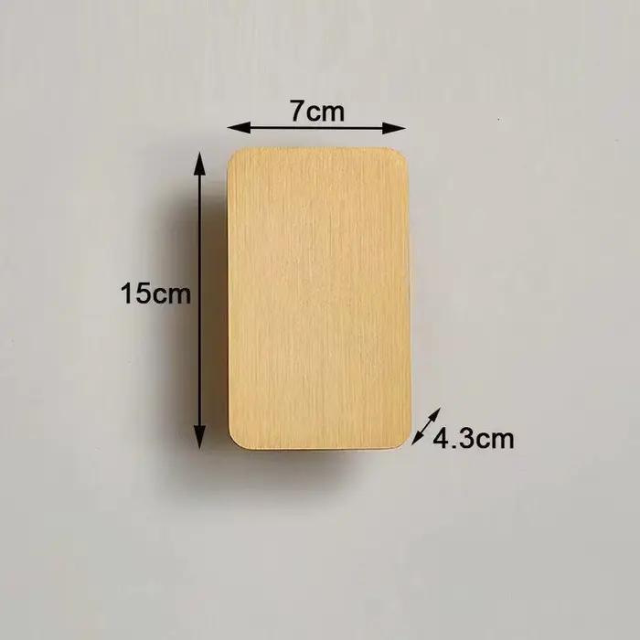 Applique Murale LED en Aluminium Brossé au Design Moderne et Simple