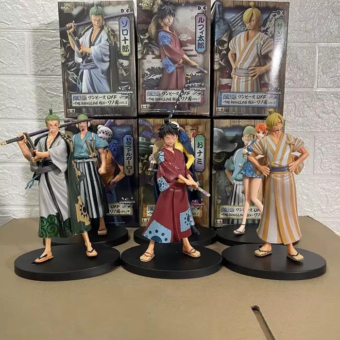 Figurine de dessin animé Luffy Zoro Chopper Yamato Nami Robin, 17cm, une pièce, Collection de figurines d'action, modèle de jouet pour enfant
