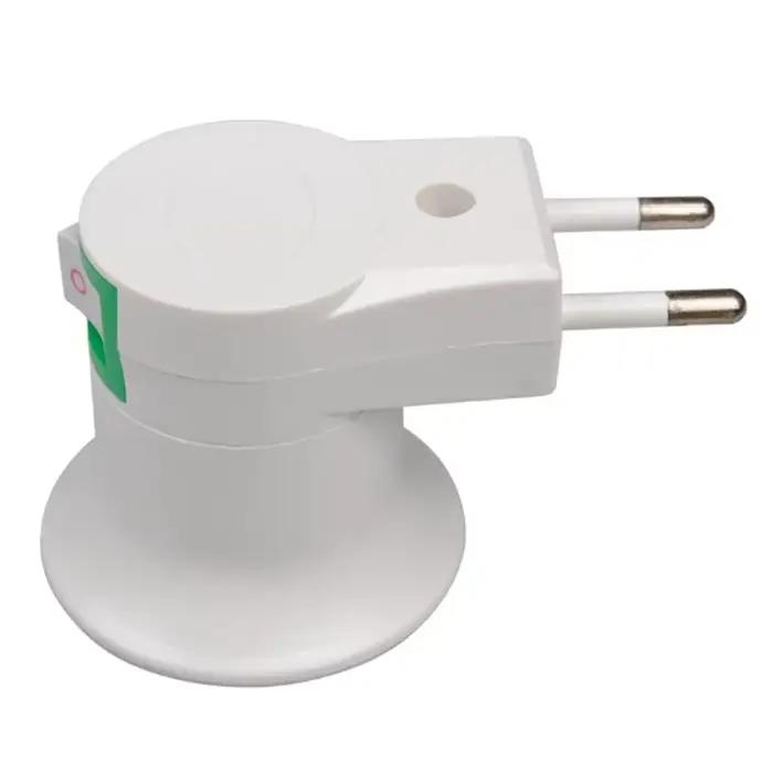 Base de lampe E27 avec prise EU, interrupteur marche/arrêt, pour nuits apaisées et ambiances douces