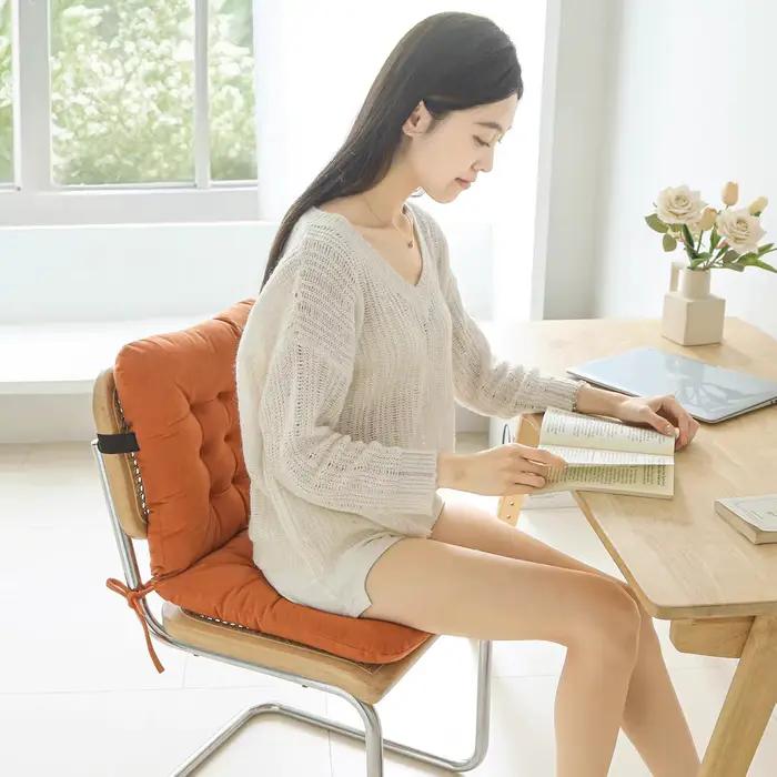 Coussins de siège de chaise une pièce épais, pour la maison et le bureau, coussin de fesses sédentaire, dossiers de baie vitrée