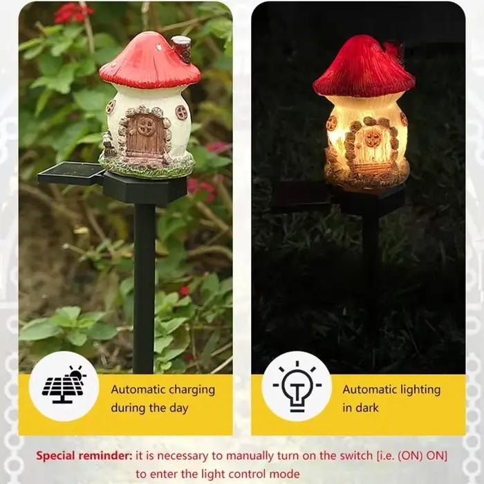 Lampe solaire LED étanche pour décoration de jardin