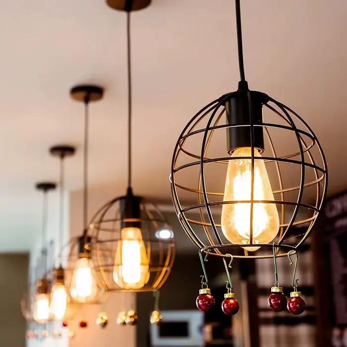 Support de lampe E27 Kit d'éclairage à vis douille de suspension ensemble de lignes de lustre accessoires lampe suspendue rétro à monter soi-même