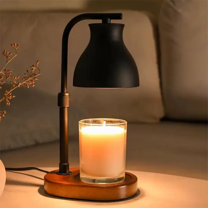 Lampe chauffe-bougie avec minuterie pour salon, cadeau d'anniversaire, nouvelle maison, ambiance chaleureuse et romantique, décoration intérieure, occassions spéciales