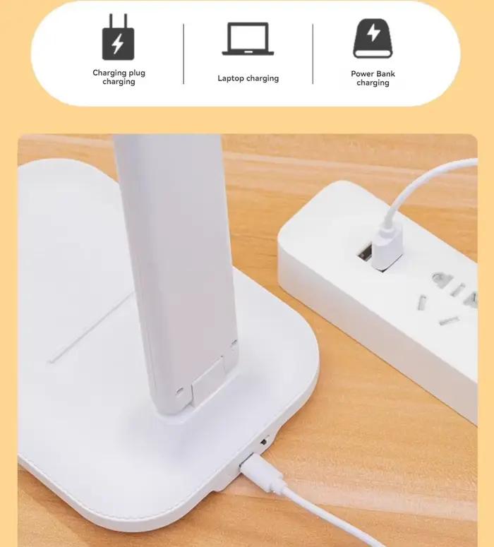 Lampe de bureau pliable pour protection des yeux