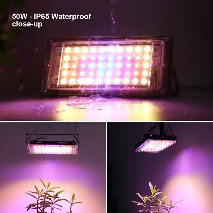 Lampe LED hydroponique pour la croissance des plantes, éclairage pour serre, graines, fleurs, 50W, 100W, 150W, 220V