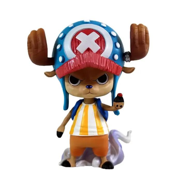 Figurine de collection One Piece Tony Tony Chopper, version Q, mignonne et créative, décoration de bureau pour les fans d'anime