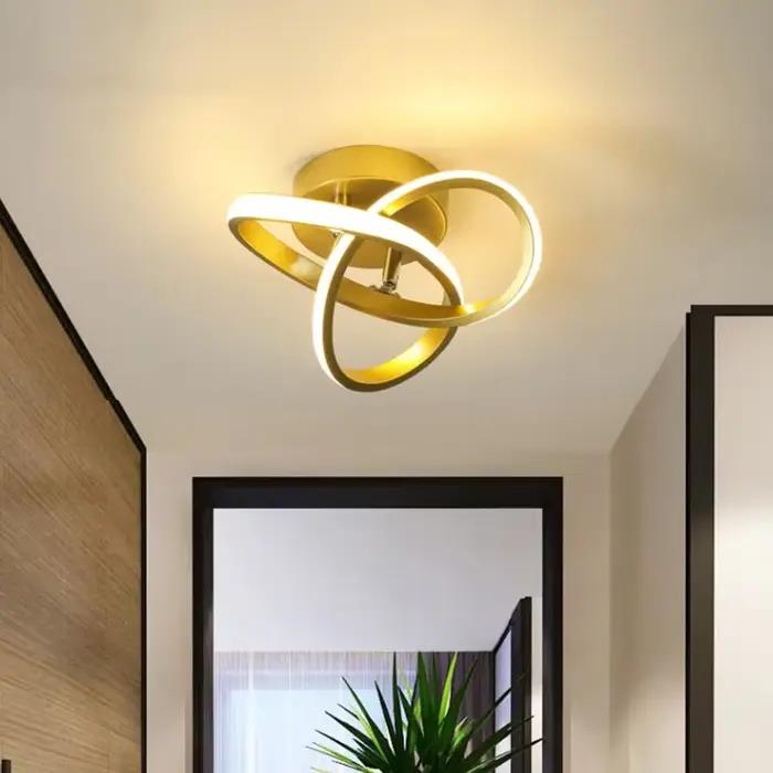 Plafonnier LED moderne minimaliste pour balcon