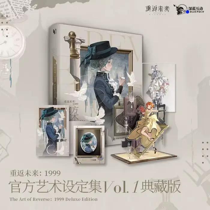 Reverse : Livre de collection d'art officiel 1999 Vol. 1, édition collector, illustrations de personnages de jeux, œuvres d'art HD pour les fans de jeux