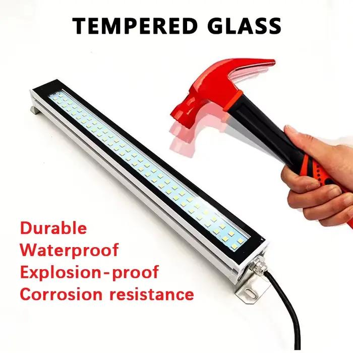 LED 24 ~ 230V IP67 Machine-outil lampe de travail étanche à l'huile anti-déflagrant lumière CNC tour lampe atelier en alliage d'aluminium lampe