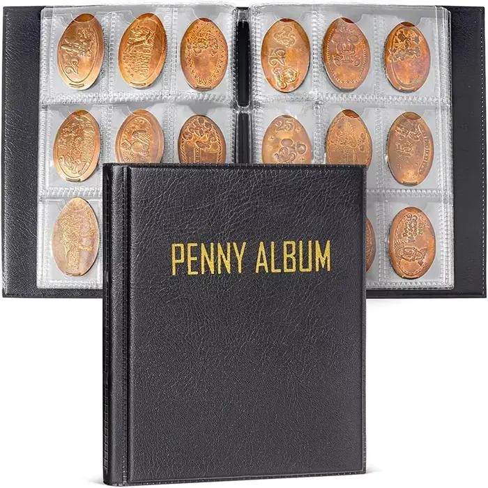 Porte-monnaie pour collectionneur, Albums, Mini sac de rangement pour pièces de monnaie, organisateur d'argent, 108 pochettes, livre d'album de Collection de pièces de monnaie