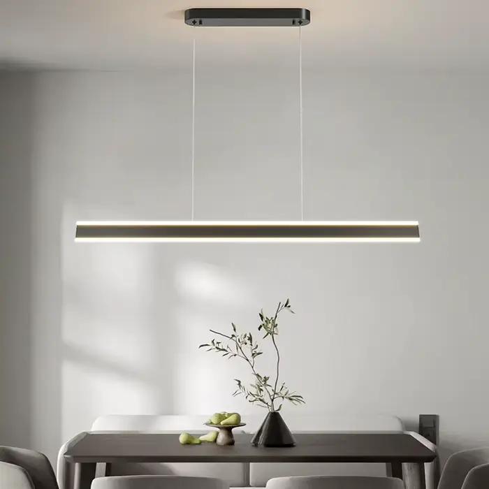 Lampes suspendues modernes simples salle à manger lumières pour salon