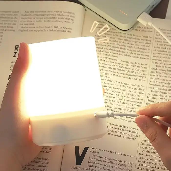 Chevet Led veilleuses Dimmable charge bureau lampes de nuit chambre