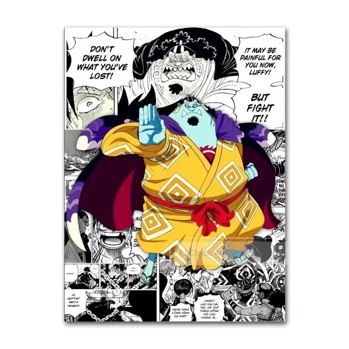 Personnage de dessin animé classique une pièce Luffy Zoro, images pour salon, couloir, chambre d'enfant, affiche HD, décoration, peinture sur toile