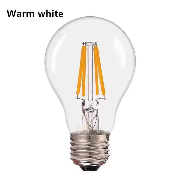 A60 Antique rétro Vintage Edison lumière LED E27 Golde incandescent G45 A60 lampe 220V 2W 4W 6W 8W 2700k ampoules pour la décoration de la maison