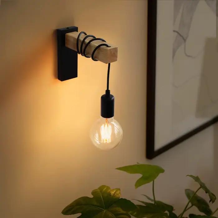 Mur LED appliques luminaires 110 V/220 V E27 fer rétro mur LED lampes lampe intérieure cuisine chevet salon