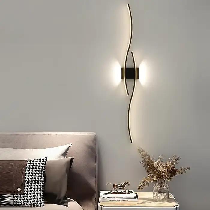 Appliques murales LED modernes, pour chambre à coucher, chevet, intérieur, blanc, pour couloir, allée, éclairage intérieur de la maison
