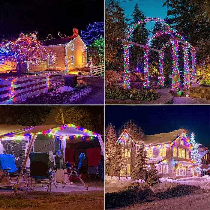 LED lumière solaire extérieure jardin fée chaîne