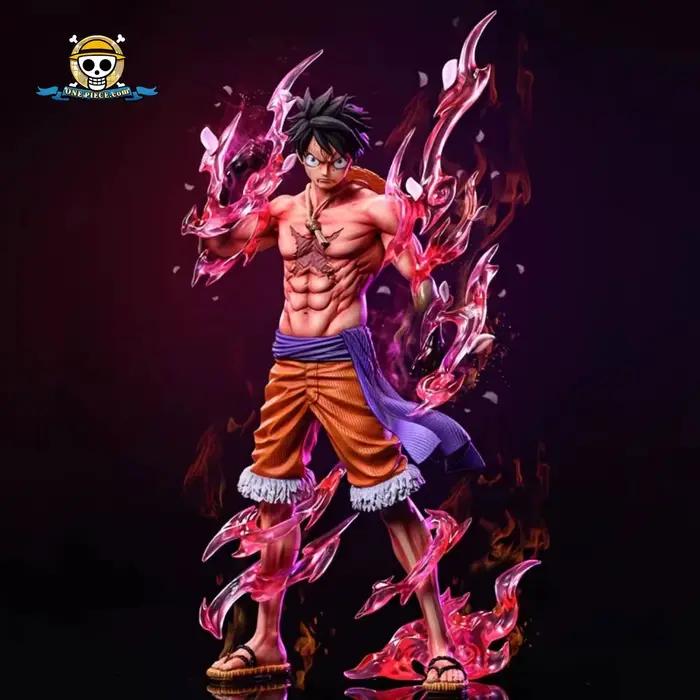 Figurine Bandai One Piece Monkey D. Luffy Shf Luffy, figurines d'action d'anime, collection de jouets, cadeau, ornement de bureau pour ordinateurs, modèle