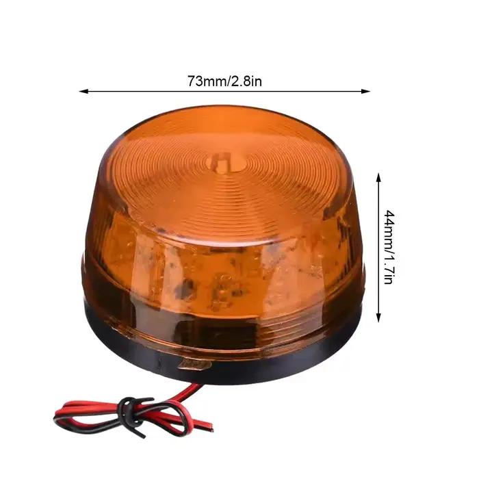 Lumière stroboscopique de voiture d'urgence, Indication de circulation rotative, balise Flash de voiture, LED Orange bleu rouge, voyant d'avertissement de voiture