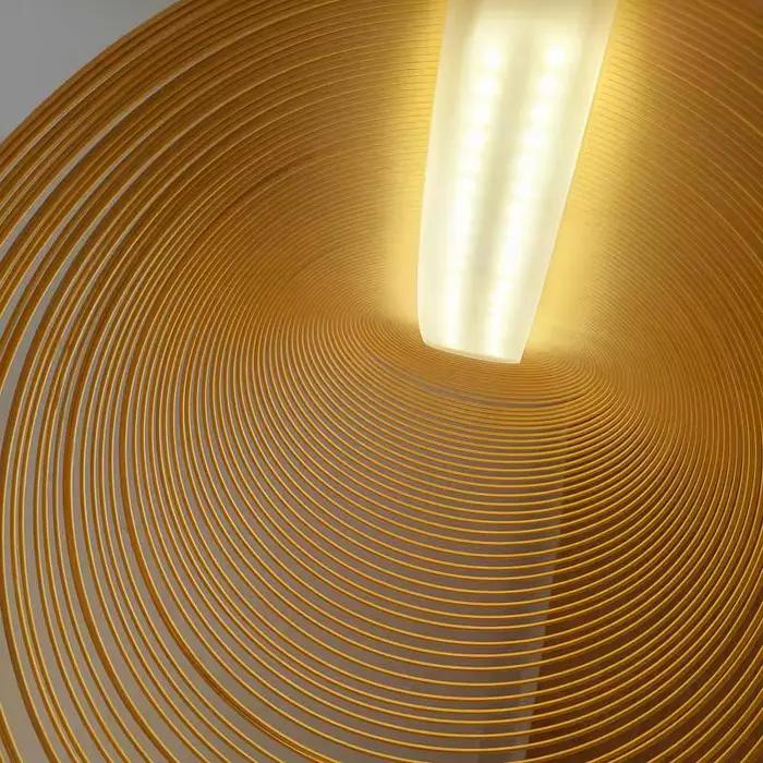 LED bois suspension pour chambre salon salle à manger Restaurant décoration moderne design