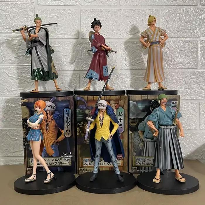 Figurine de dessin animé Luffy Zoro Chopper Yamato Nami Robin, 17cm, une pièce, Collection de figurines d'action, modèle de jouet pour enfant