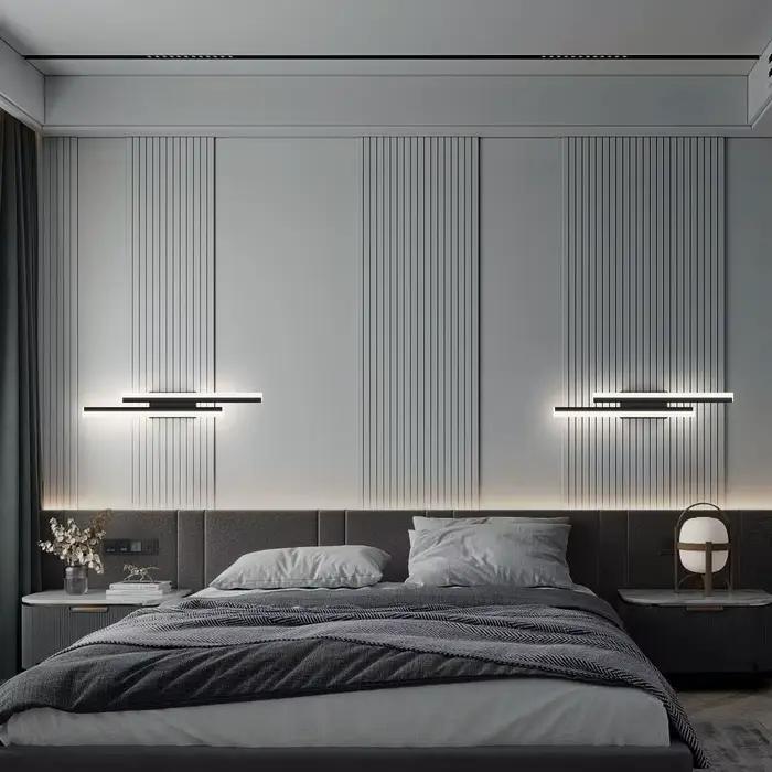 Mur LED lumière moderne décoration murale pour chambre salon couloir