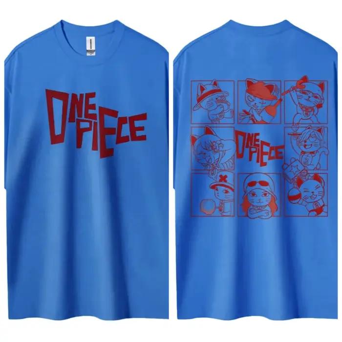 ONE PIECE – haut populaire à manches courtes pour hommes et femmes, confortable, décontracté, à la mode, nouvelle collection été 2026