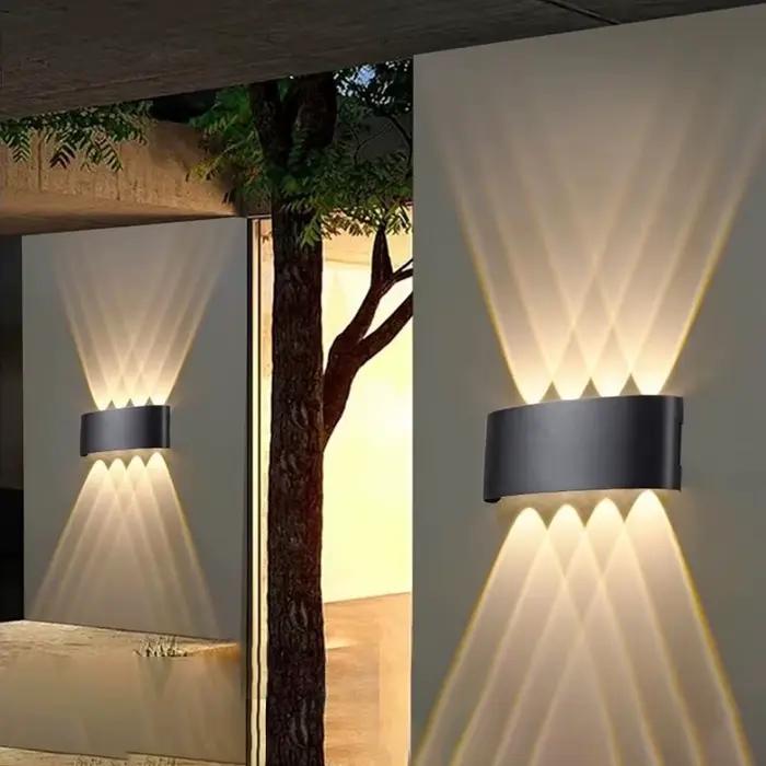 Mur LED lampe étanche IP65 éclairage de jardin A85-265V applique murale intérieure pour chambre escaliers luminaire lampes murales extérieures