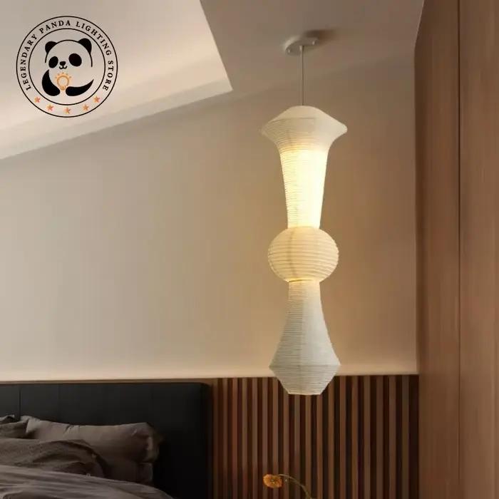 Design japonais Akari Noguchi Yong lampes suspendues LED E27 Wabi-sabi lampe suspendue moderne pour salon canapés décor à la maison chambre