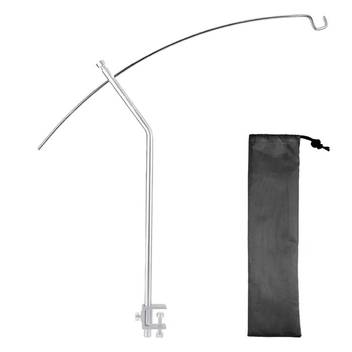 Support suspendu de lampe IGT de Camping, support de lanterne détachable en alliage d'aluminium, cintre de lanterne de Table IGT pour pique-nique randonnée pêche