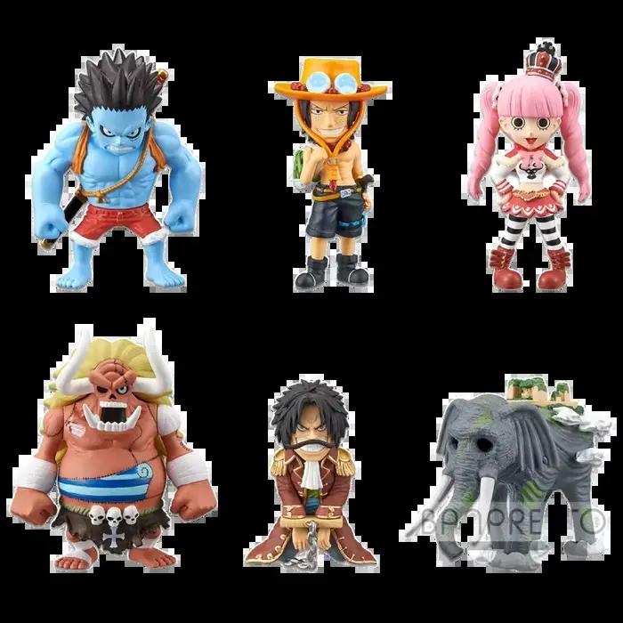 Bandai-Figurines d'action Anime, One Piece, WCF, Wisure Rally Vol2, Luffy, Roger, Modèle de figurine, Jouets à collectionner, Cadeau pour les enfants, Authentique