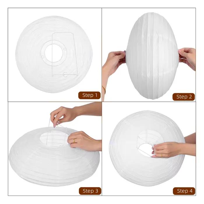 Lampe en papier appliques murales de mariage boules