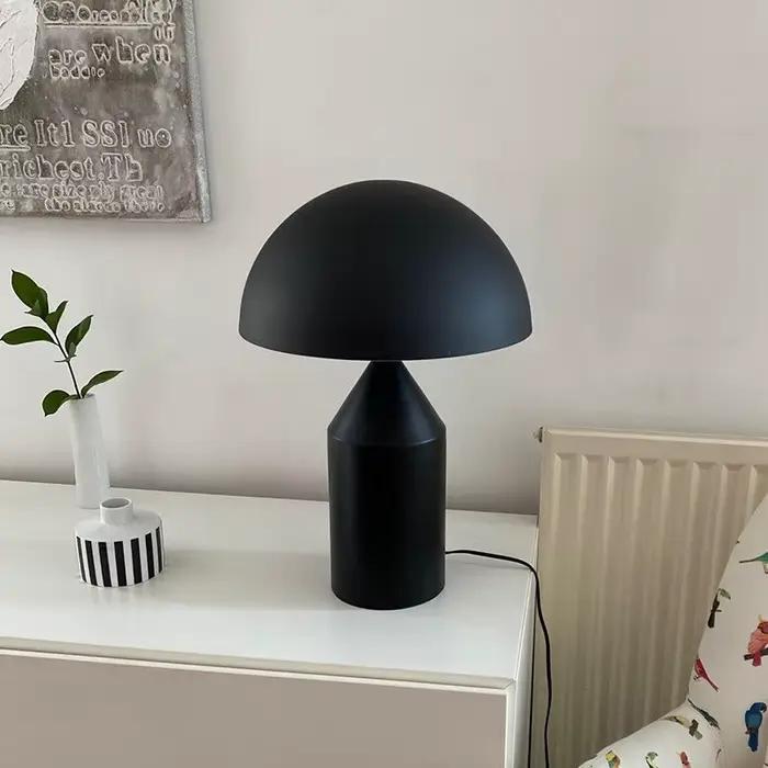 Lampe sur pied en forme de champignon de style nordique, design italien, métal, LED, protection des yeux, pour chambre à coucher, salon, décoration haut de gamme