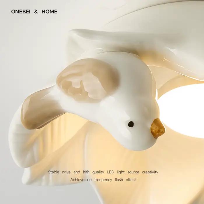 Plafonnier en céramique moderne nordique pour couloir