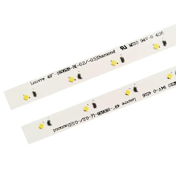 Lampe de rétro-éclairage LED 2 pièces/ensemble pour Samsung UN49K5300AG UE49K5100BU UE49K5100AK UN49K5300 UA49k5300 UE49K5100 Louvre 49 160616 R L L