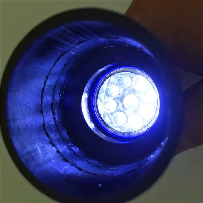 Incubateur Eggtester lampe à bougies d'œufs 9 LED équipement d'incubation Super froid outil de poulet LED Eggtester lumière d'œuf 1 pièce