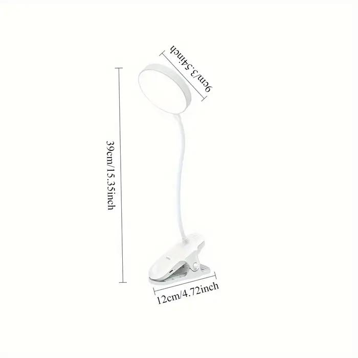Lampe de bureau LED avec pince pour architectes et créatifs éclairage d'ambiance trois modes de lumière rechargeable pour bureau à domicile