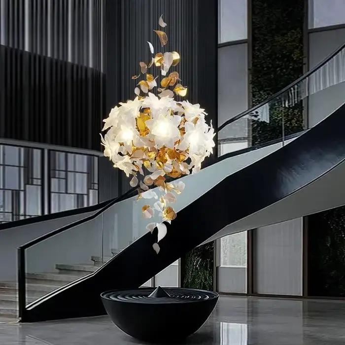 Lampes suspendues nordiques pour plafond Led lustre luminaire et décoration