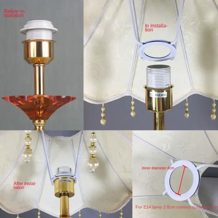 Abat-jour de lampe de table E27 pour décoration de chambre