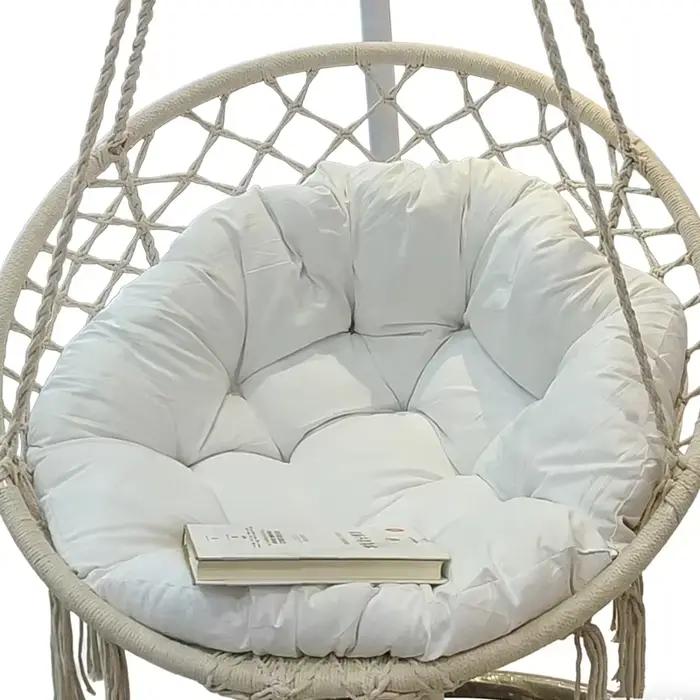 Coussin de siège de balançoire extérieur avec glands, oreiller de canapé, hamac de confrontation, coussins de chaise d'oeuf