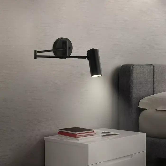 Lampe murale LED nordique lampes modernes en fer pour salon chambre étude décor maison réglable chevet lecture luminaires muraux