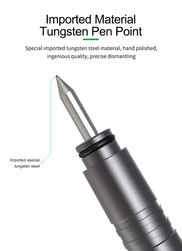 RELIFE RL-066 Stylo de démontage de verre arrière pour iPhone – Outil de réparation et de brassage pour la dépose de la vitre arrière des téléphones mobiles
