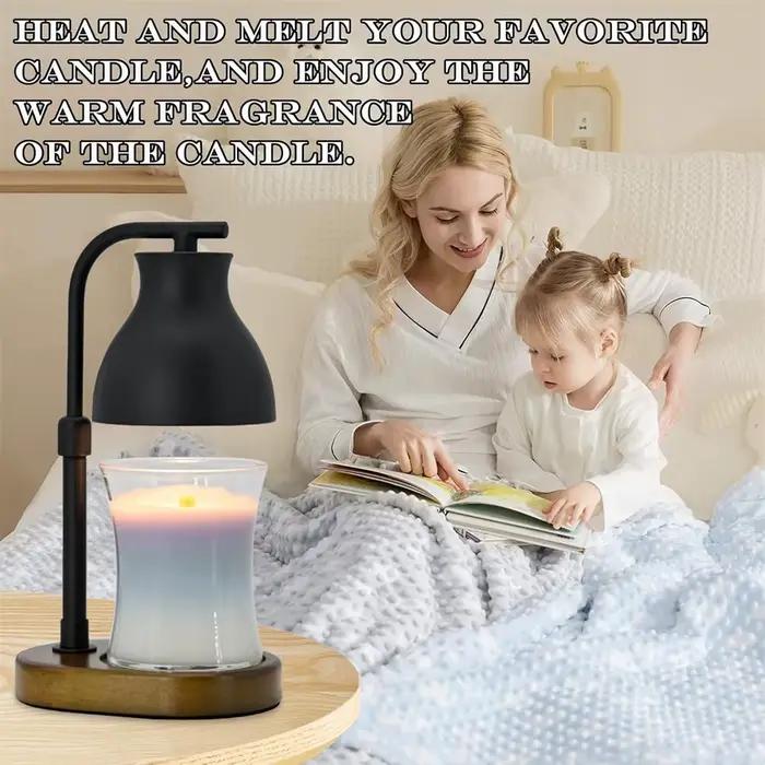 Lampe chauffe-bougie avec minuterie pour salon, cadeau d'anniversaire, nouvelle maison, ambiance chaleureuse et romantique, décoration intérieure, occassions spéciales