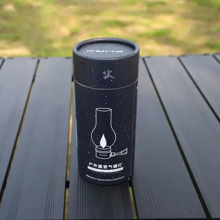 Lampe à gaz butane portable pour le camping, la pêche et le pique-nique, bougie extérieure compacte avec éclairage nocturne 