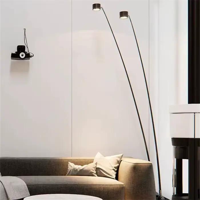 Davide Groppi Sampei lampadaire Led longue pôle Spot